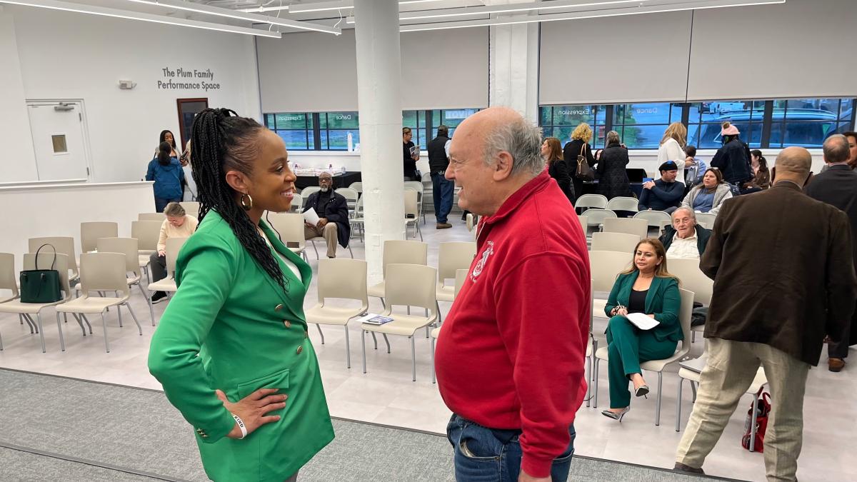 Congresswoman with Constituent