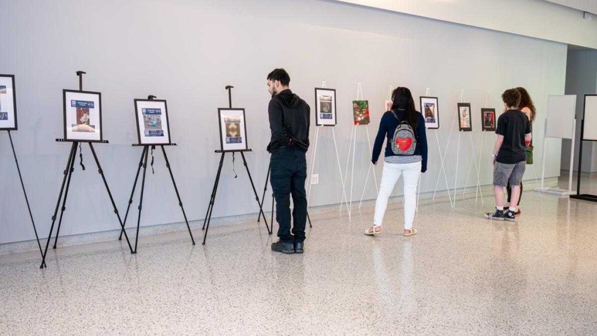 Art Competition winners on display