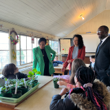 Congresswoman with kids