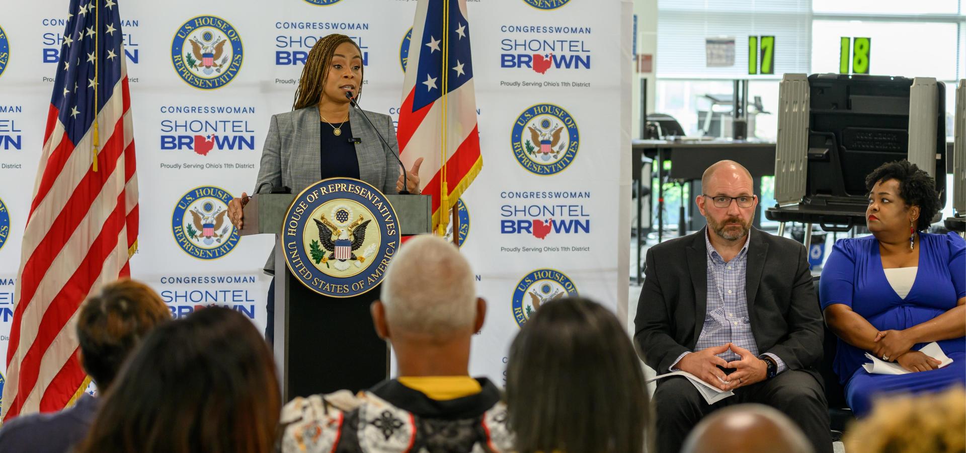 Shontel Brown BOE FBI Raid Presser
